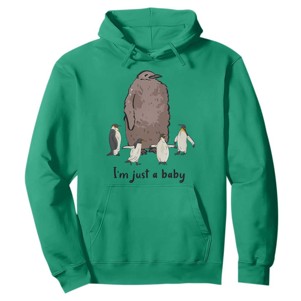 Funny Pesto The Penguin Hoodie I'm Just A Baby Meme TS11 Irish Green Print Your Wear