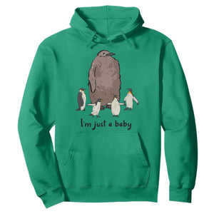 Funny Pesto The Penguin Hoodie I'm Just A Baby Meme TS11 Irish Green Print Your Wear