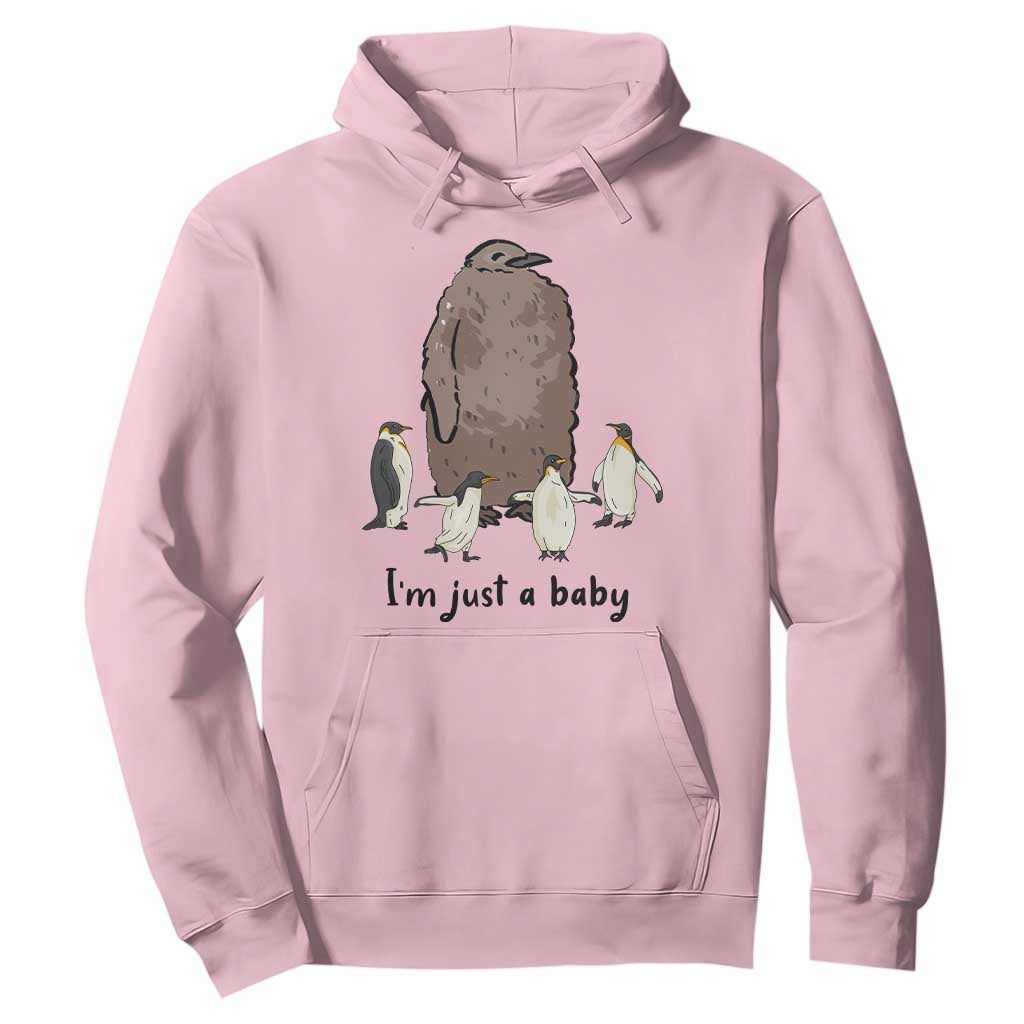 Funny Pesto The Penguin Hoodie I'm Just A Baby Meme TS11 Light Pink Print Your Wear