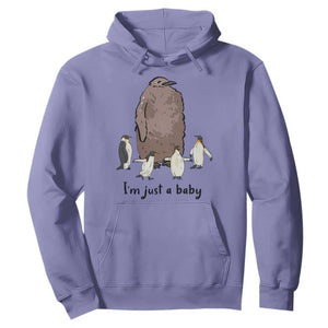 Funny Pesto The Penguin Hoodie I'm Just A Baby Meme TS11 Violet Print Your Wear