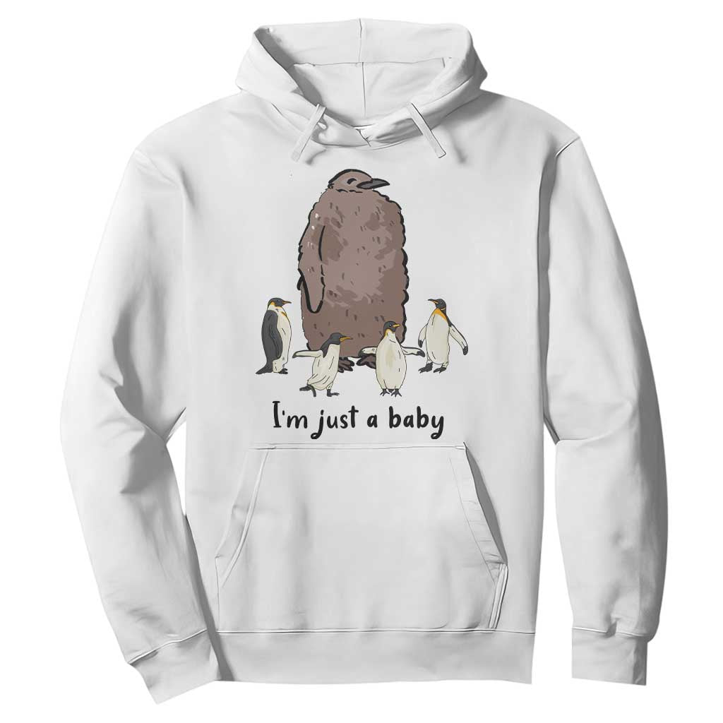 Funny Pesto The Penguin Hoodie I'm Just A Baby Meme TS11 White Print Your Wear