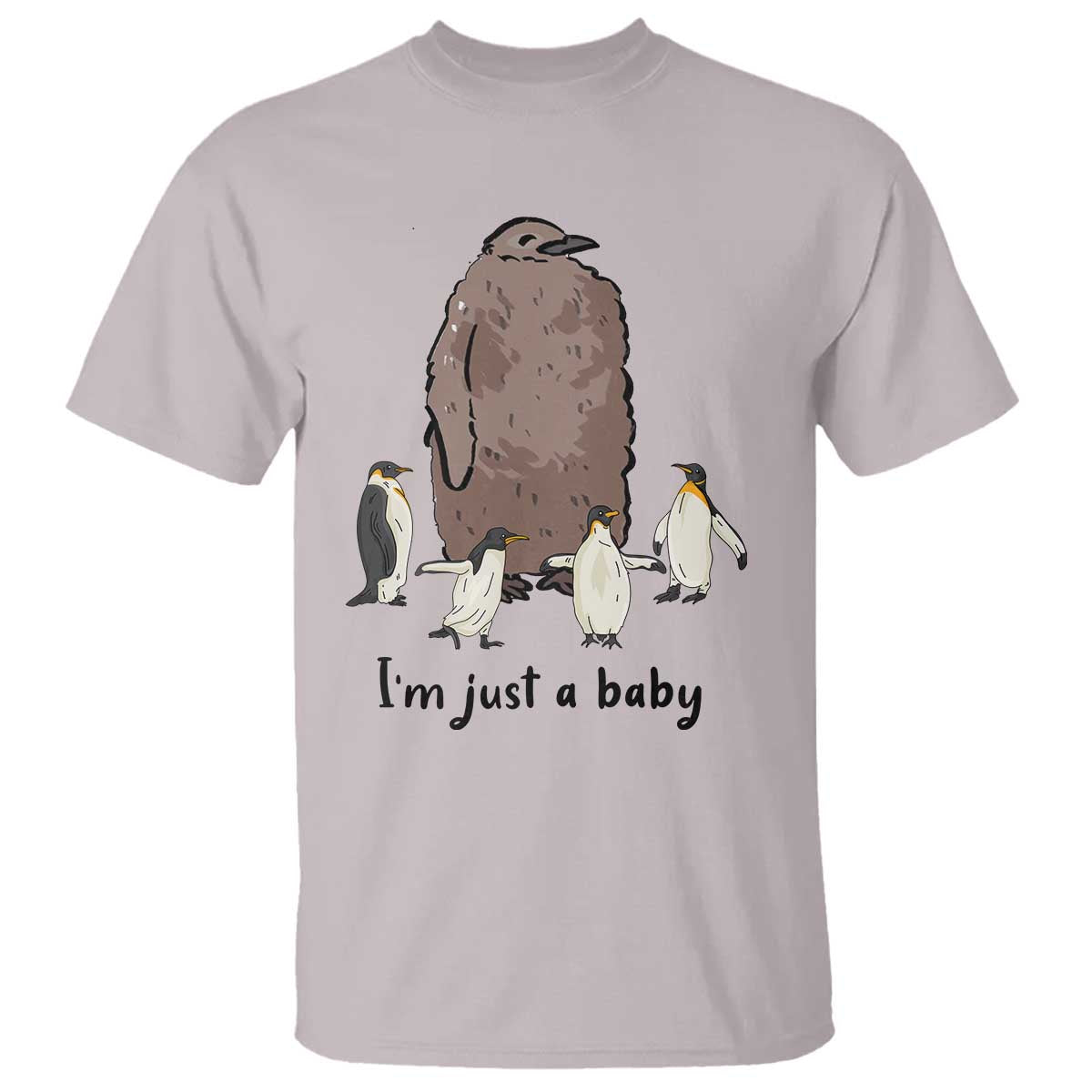 Funny Pesto The Penguin T Shirt I'm Just A Baby Meme TS11 Ice Gray Print Your Wear