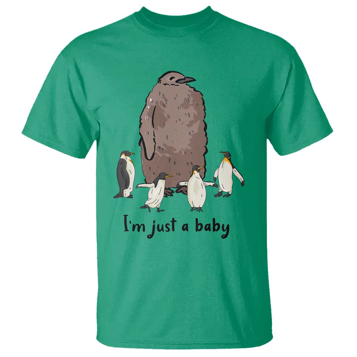 Funny Pesto The Penguin T Shirt I'm Just A Baby Meme TS11 Irish Green Print Your Wear
