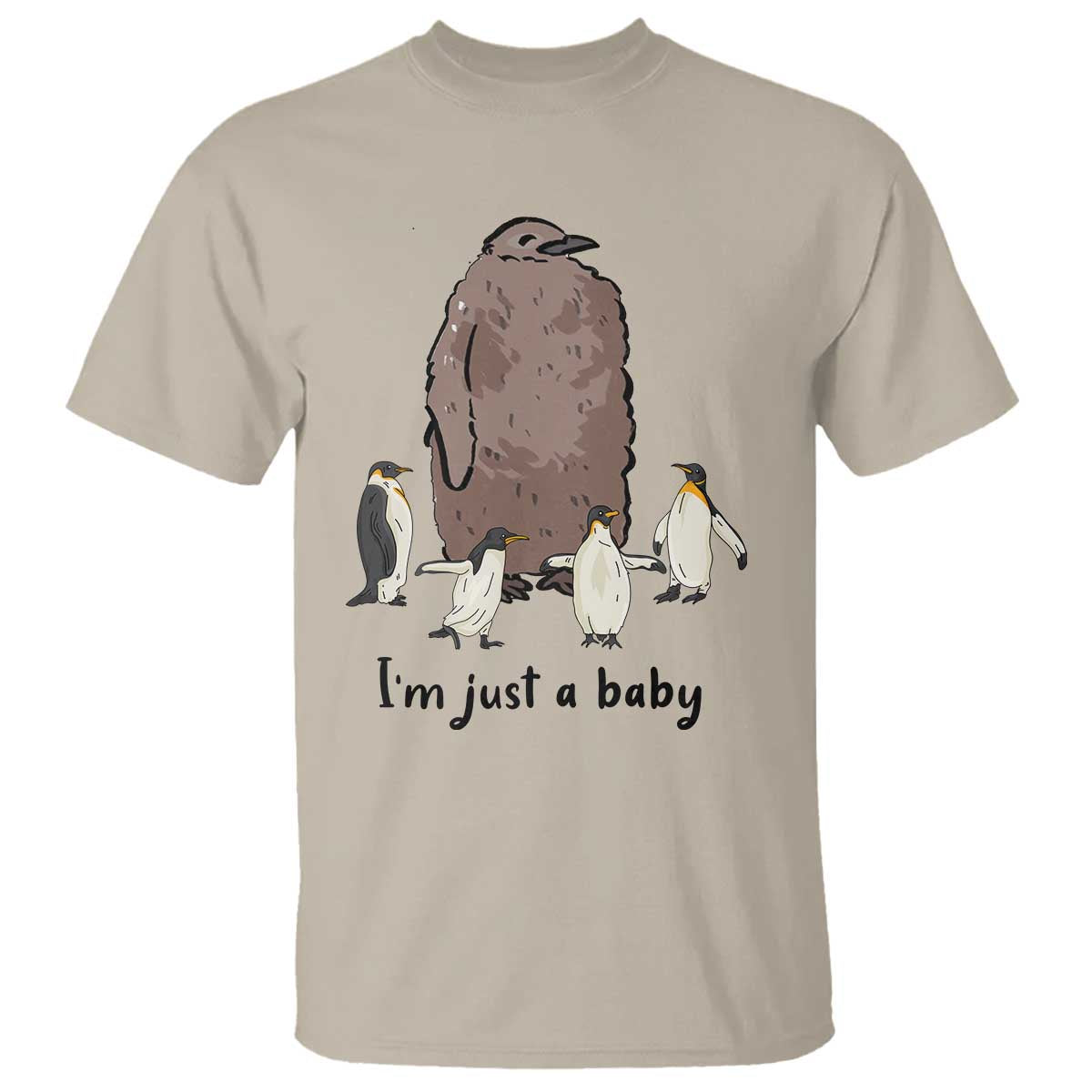 Funny Pesto The Penguin T Shirt I'm Just A Baby Meme TS11 Sand Print Your Wear
