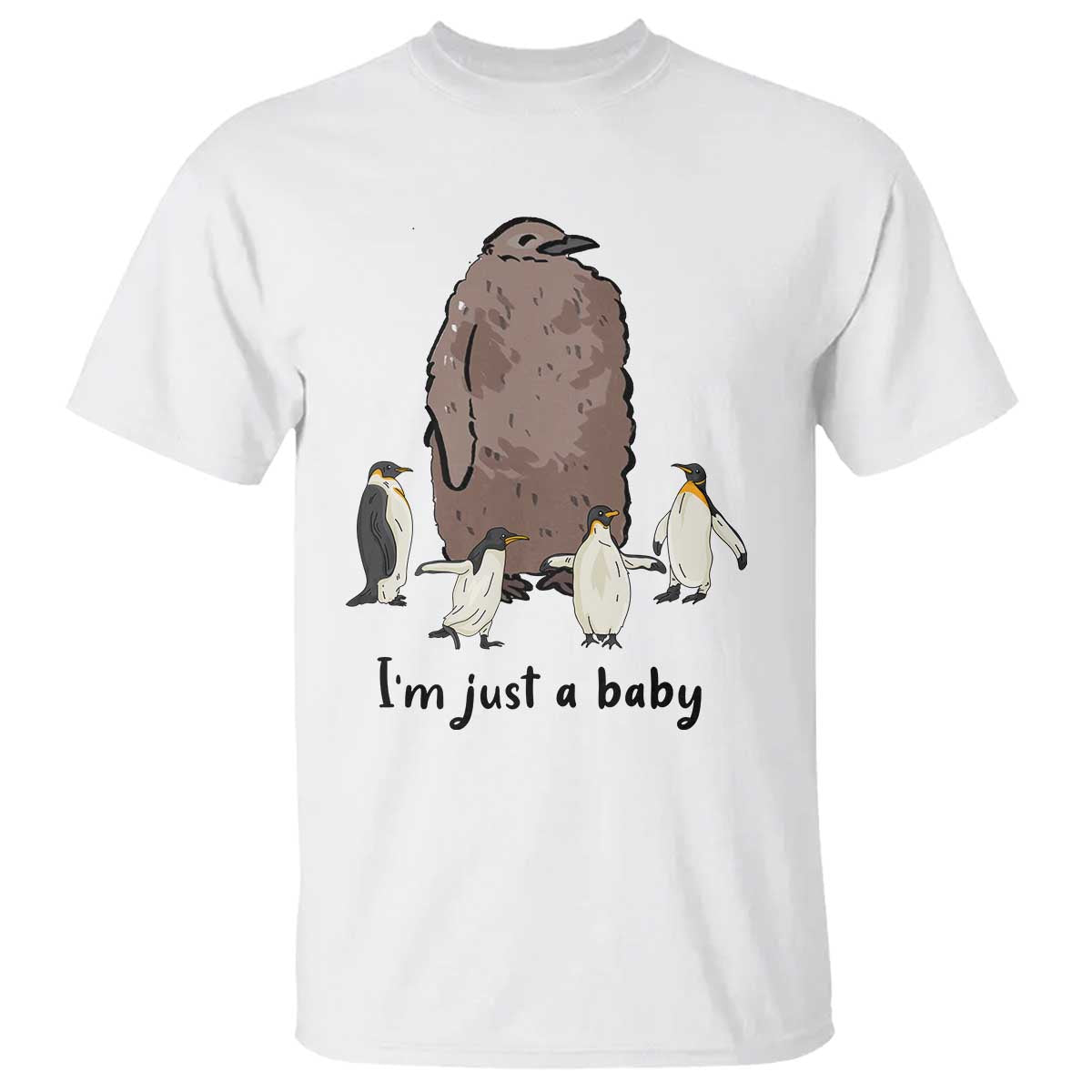 Funny Pesto The Penguin T Shirt I'm Just A Baby Meme TS11 White Print Your Wear