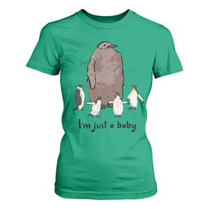Funny Pesto The Penguin T Shirt For Women I'm Just A Baby Meme TS11 Irish Green Print Your Wear