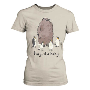 Funny Pesto The Penguin T Shirt For Women I'm Just A Baby Meme TS11 Sand Print Your Wear