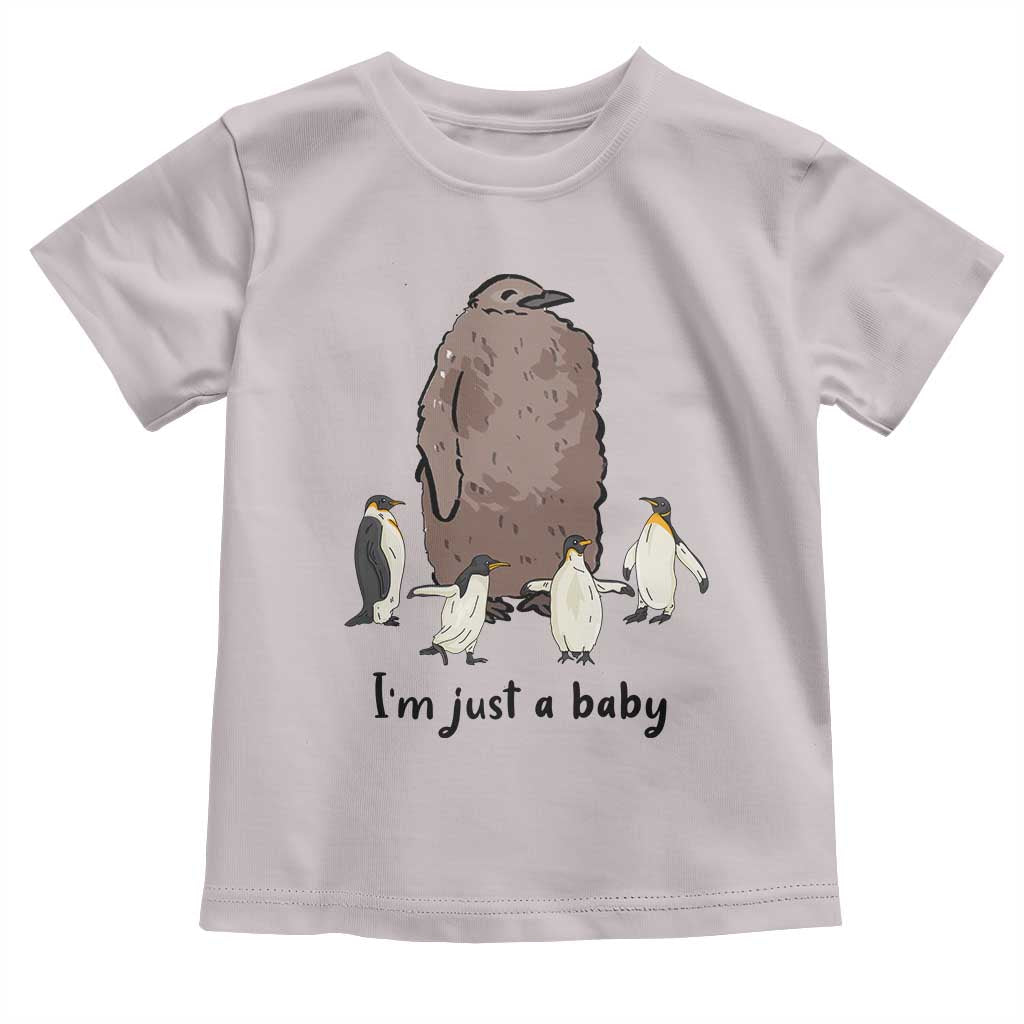 Funny Pesto The Penguin Toddler T Shirt I'm Just A Baby Meme TS11 Ice Gray Print Your Wear
