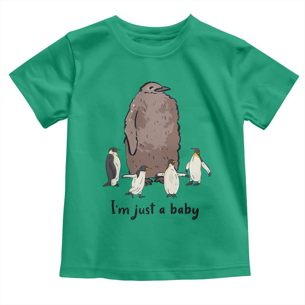 Funny Pesto The Penguin Toddler T Shirt I'm Just A Baby Meme TS11 Irish Green Print Your Wear