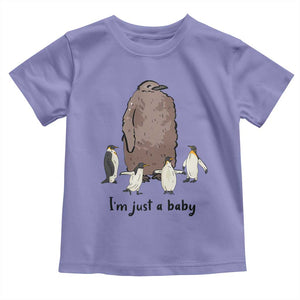 Funny Pesto The Penguin Toddler T Shirt I'm Just A Baby Meme TS11 Violet Print Your Wear