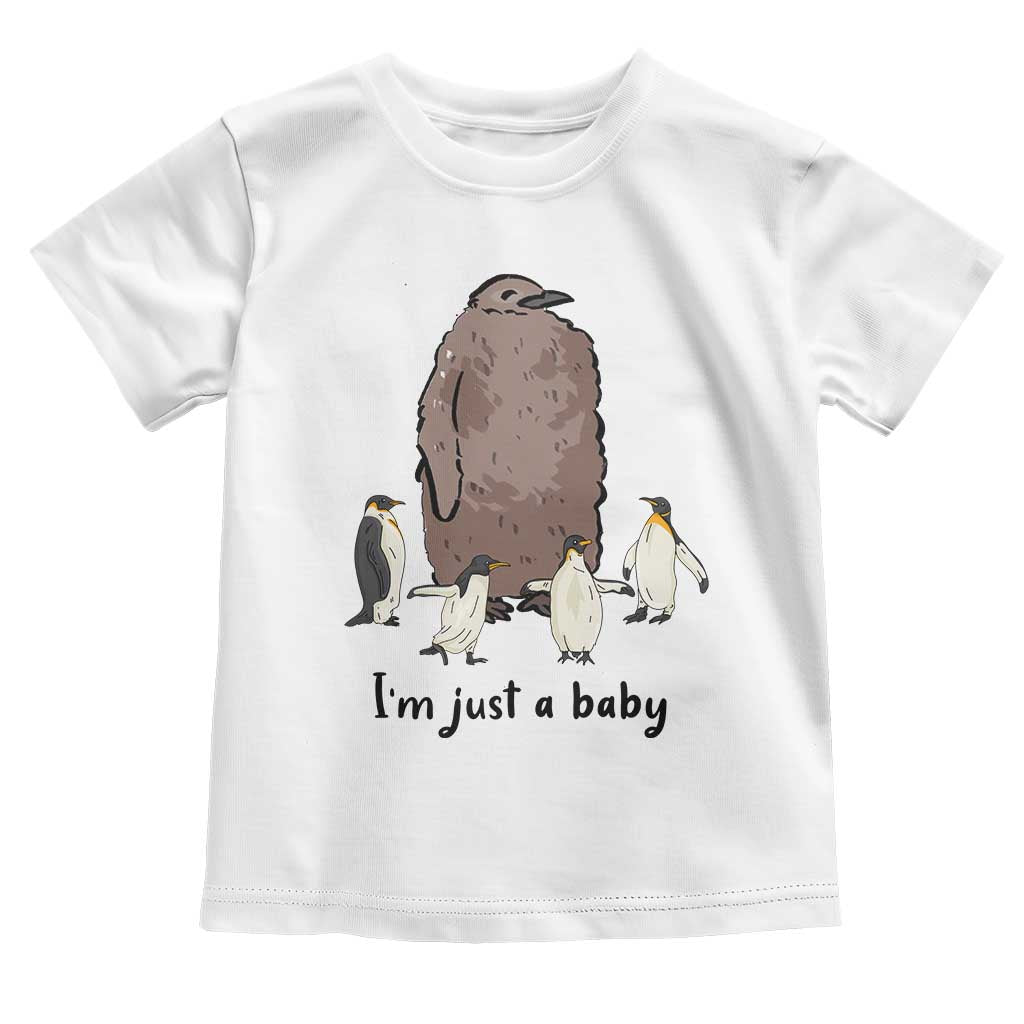 Funny Pesto The Penguin Toddler T Shirt I'm Just A Baby Meme TS11 White Print Your Wear