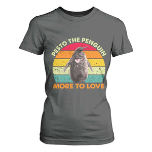 Pesto The Penguin T Shirt For Women More To Love Vintage Sunset Retro TS11 Dark Heather Print Your Wear