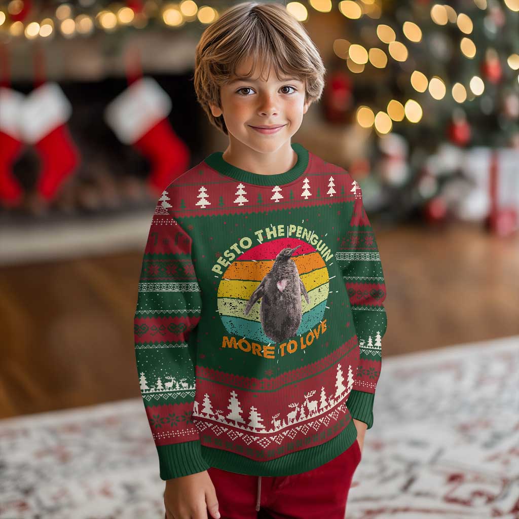 Pesto The Penguin Ugly Christmas Sweater More To Love Vintage Sunset Retro TS11 Christmas Print Your Wear
