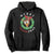 Funny Thanksgiving Christmas Hoodie Merry Thanksmas Turkey Reindeer Antler TS11 Black Print Your Wear