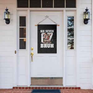 Funny Christmas Six Seven Bruh Garden Flag Dabbing Santa TS11 Print Your Wear