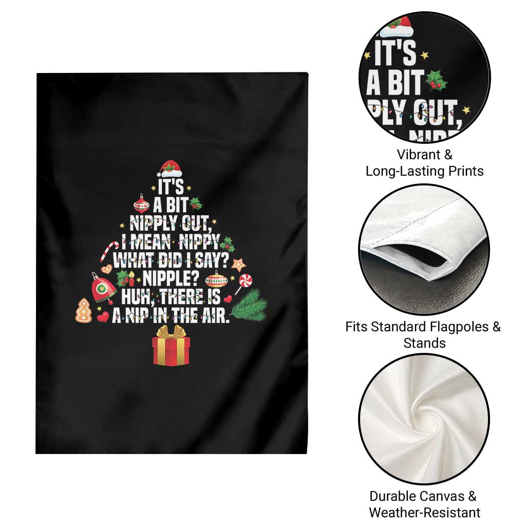 Funny Christmas Movie Garden Flag Its A Bit Nipply Out Nipply Out Xmas Vacation Holiday TS11 Print Your Wear