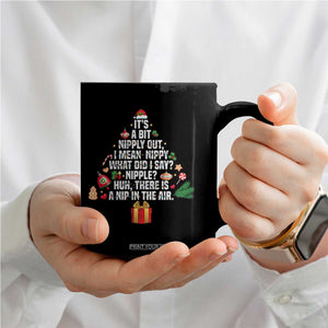 Funny Christmas Movie Coffee Mug Its A Bit Nipply Out Nipply Out Xmas Vacation Holiday TS11 Print Your Wear
