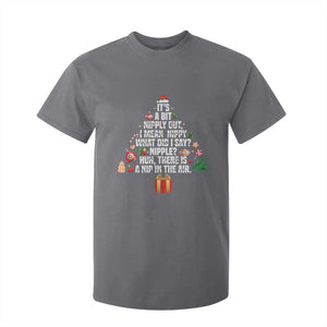 Funny Christmas Movie T Shirt For Kid Its A Bit Nipply Out Nipply Out Xmas Vacation Holiday TS11 Charcoal Print Your Wear