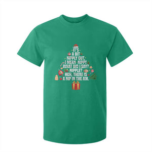 Funny Christmas Movie T Shirt For Kid Its A Bit Nipply Out Nipply Out Xmas Vacation Holiday TS11 Irish Green Print Your Wear
