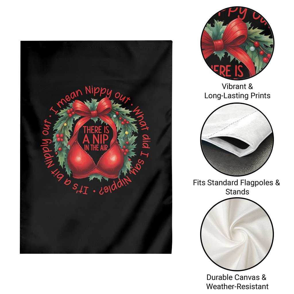 Funny Christmas Movie Garden Flag Its A Bit Nipply Out I Mean Nippy Out What Did I Say Nipple TS11 Print Your Wear