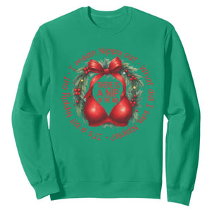 Funny Christmas Movie Sweatshirt Its A Bit Nipply Out I Mean Nippy Out What Did I Say Nipple TS11 Irish Green Print Your Wear