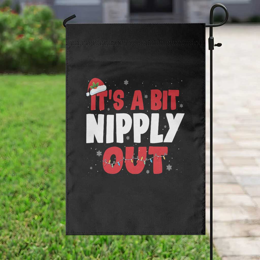 Funny Christmas Movie Garden Flag It's A Bit Nipply Out Xmas Vacation Holiday TS11 Print Your Wear