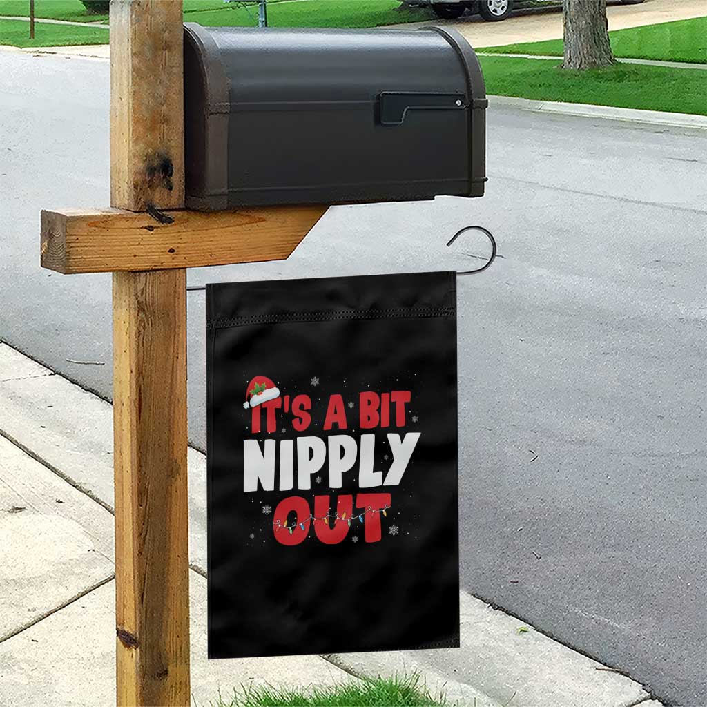 Funny Christmas Movie Garden Flag It's A Bit Nipply Out Xmas Vacation Holiday TS11 Print Your Wear