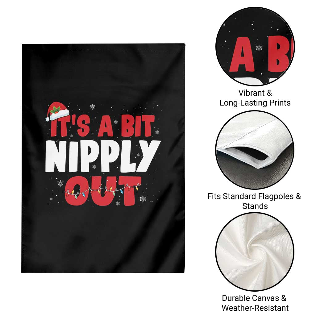 Funny Christmas Movie Garden Flag It's A Bit Nipply Out Xmas Vacation Holiday TS11 Print Your Wear