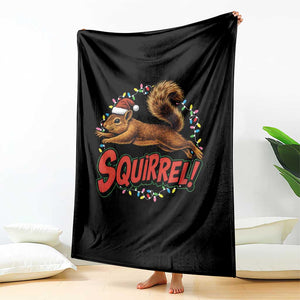 Funny Christmas Squirrel Throw Blanket Xmas Vacation Holiday Movie TS11 Print Your Wear