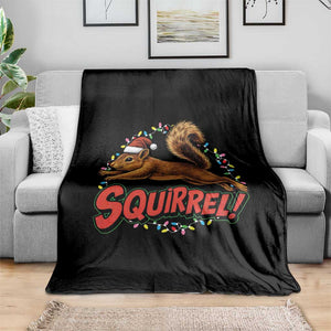 Funny Christmas Squirrel Throw Blanket Xmas Vacation Holiday Movie TS11 Print Your Wear