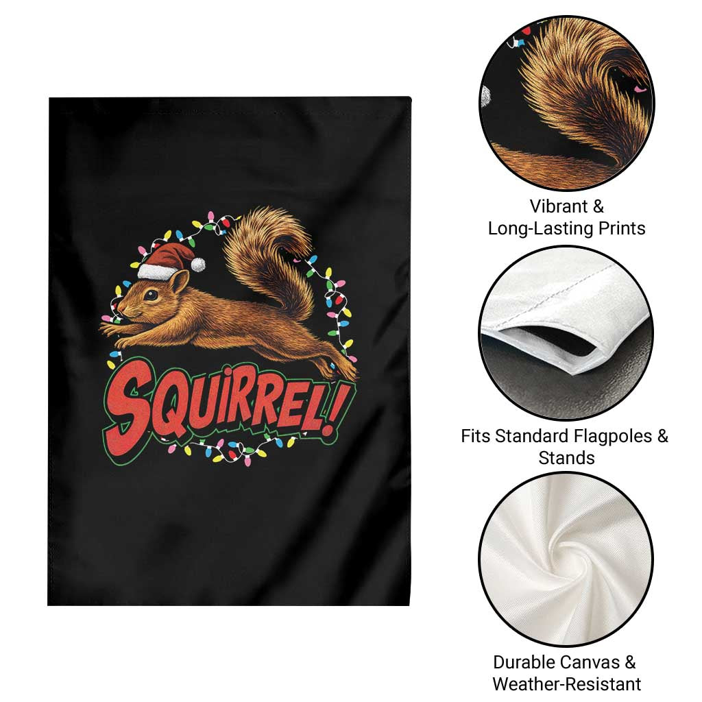 Funny Christmas Squirrel Garden Flag Xmas Vacation Holiday Movie TS11 Print Your Wear