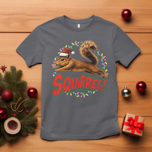 Funny Christmas Squirrel T Shirt Xmas Vacation Holiday Movie TS11 Charcoal Print Your Wear