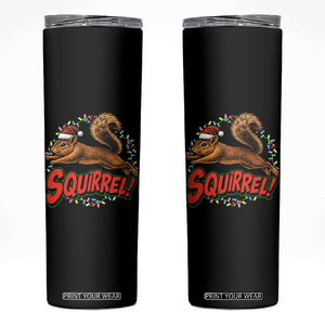 Funny Christmas Squirrel Skinny Tumbler Xmas Vacation Holiday Movie TS11 Black Print Your Wear