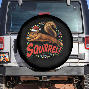 Funny Christmas Squirrel Spare Tire Cover Xmas Vacation Holiday Movie TS11 No hole Black Print Your Wear