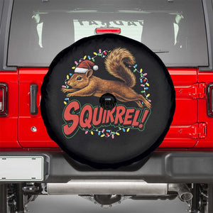 Funny Christmas Squirrel Spare Tire Cover Xmas Vacation Holiday Movie TS11 Black Print Your Wear