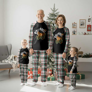 Funny Christmas Squirrel Plaid Pajama Set Xmas Vacation Holiday Movie Pine Tree TS11 Christmas Plaid Print Your Wear
