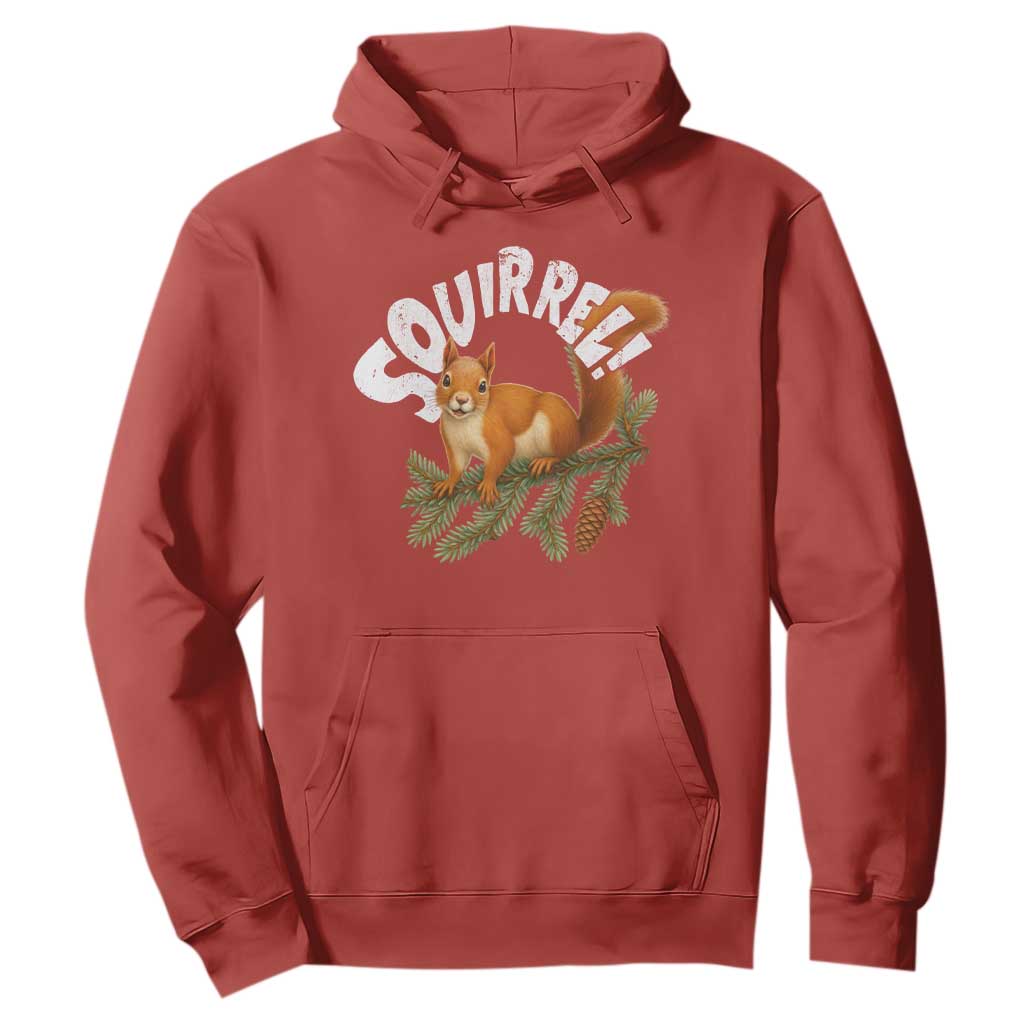Funny Christmas Squirrel Hoodie Xmas Vacation Holiday Movie Pine Tree TS11 Red Print Your Wear