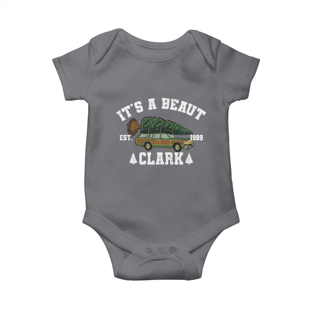 Its A Beaut Clark Baby Onesie Funny Christmas Vacation Holiday Movie TS11 Charcoal Print Your Wear
