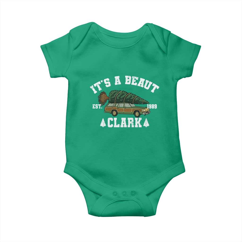 Its A Beaut Clark Baby Onesie Funny Christmas Vacation Holiday Movie TS11 Irish Green Print Your Wear