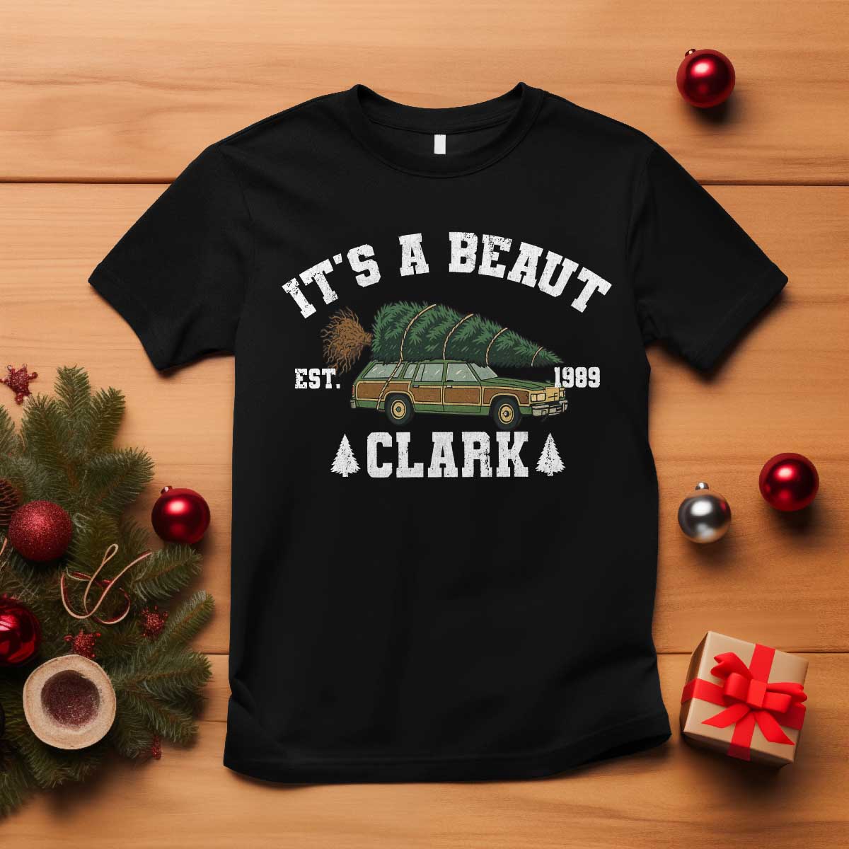 Its A Beaut Clark T Shirt Funny Christmas Vacation Holiday Movie TS11 Black Print Your Wear