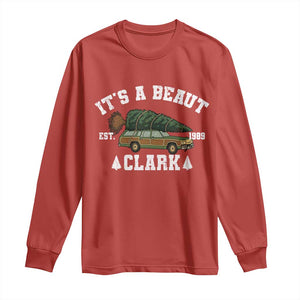 Its A Beaut Clark Long Sleeve Shirt Funny Christmas Vacation Holiday Movie TS11 Red Print Your Wear