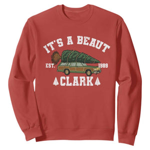 Its A Beaut Clark Sweatshirt Funny Christmas Vacation Holiday Movie TS11 Red Print Your Wear