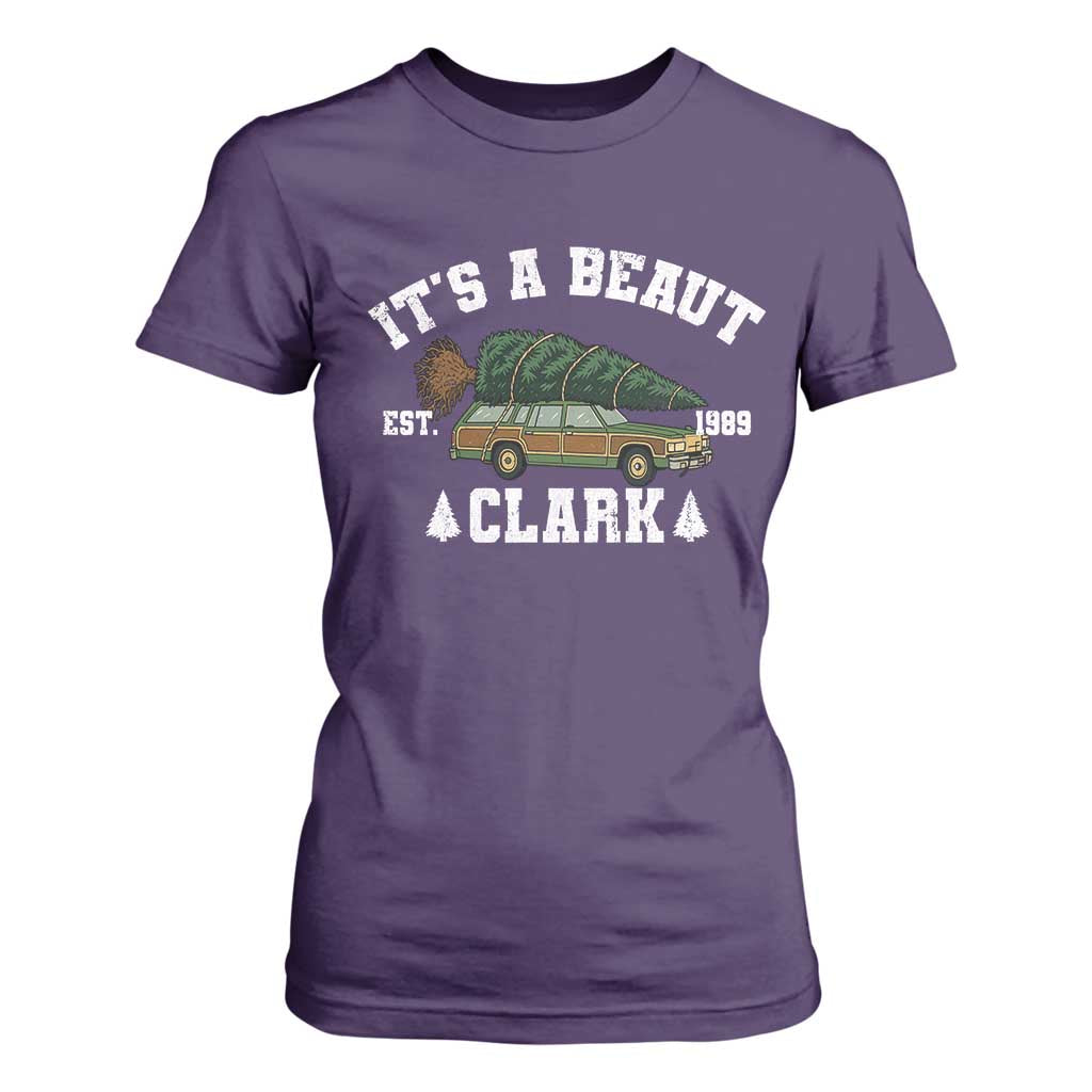 Its A Beaut Clark T Shirt For Women Funny Christmas Vacation Holiday Movie TS11 Purple Print Your Wear