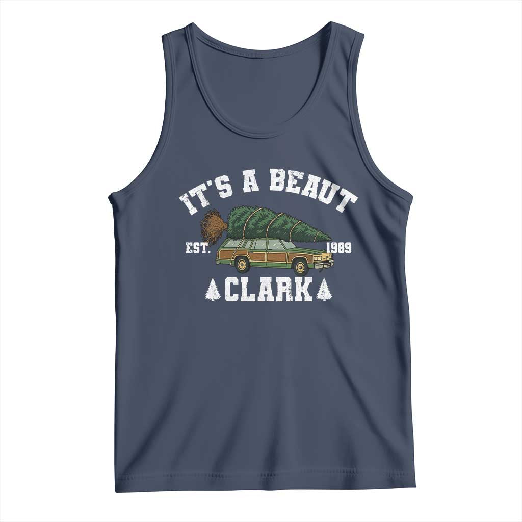 Its A Beaut Clark Tank Top Funny Christmas Vacation Holiday Movie TS11 Navy Print Your Wear