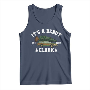 Its A Beaut Clark Tank Top Funny Christmas Vacation Holiday Movie TS11 Navy Print Your Wear