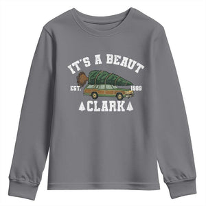 Its A Beaut Clark Youth Sweatshirt Funny Christmas Vacation Holiday Movie TS11 Charcoal Print Your Wear