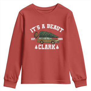 Its A Beaut Clark Youth Sweatshirt Funny Christmas Vacation Holiday Movie TS11 Red Print Your Wear