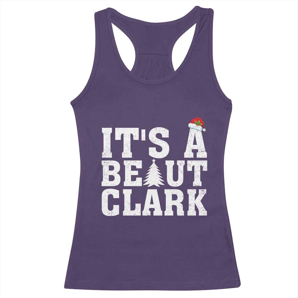Funny Christmas Movie Its A Beaut Clark Racerback Tank Top Xmas Vacation Holiday TS11 Purple Print Your Wear