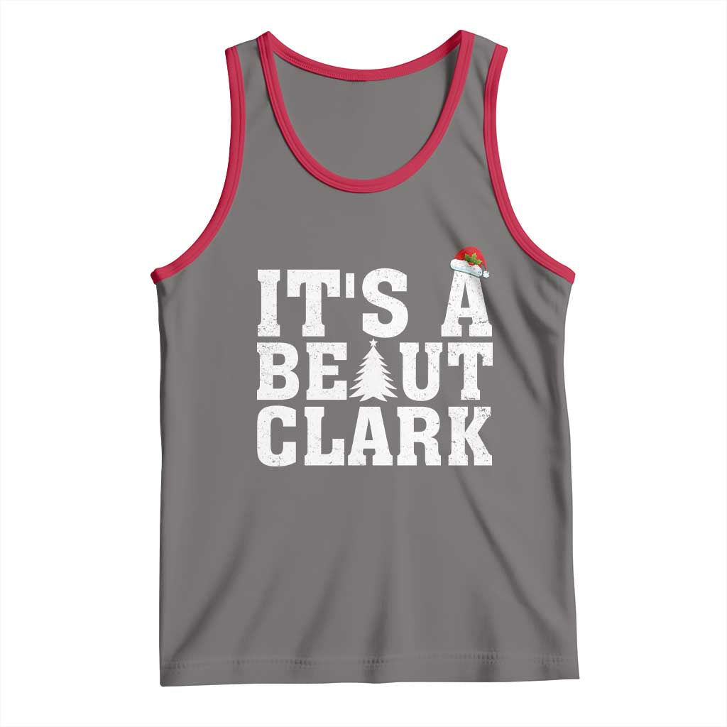Funny Christmas Movie Its A Beaut Clark Tank Top Xmas Vacation Holiday TS11 Deep Heather Red Print Your Wear
