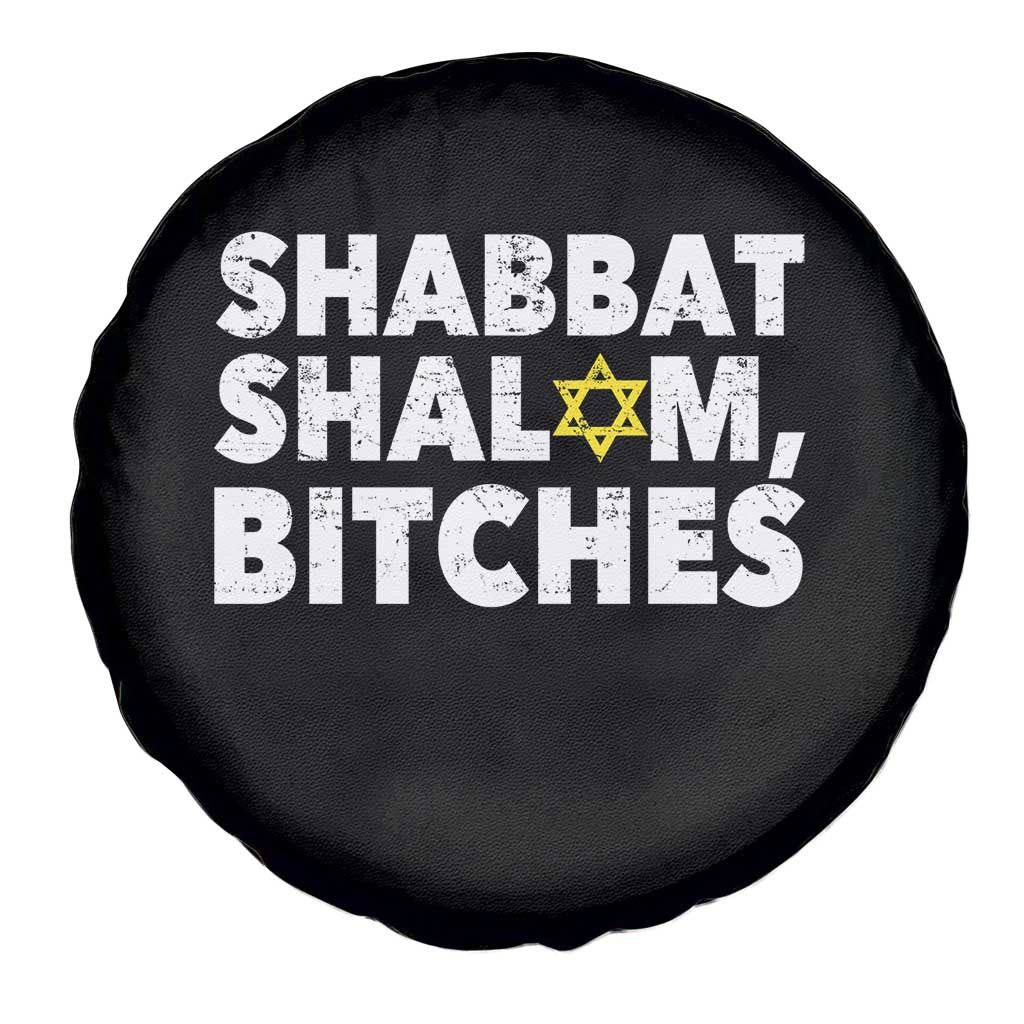 Funny Hanukkah Shabbat Shalom Bitches Spare Tire Cover Star Of David TS11 Print Your Wear
